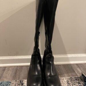 Black Knee-High Women's Boots